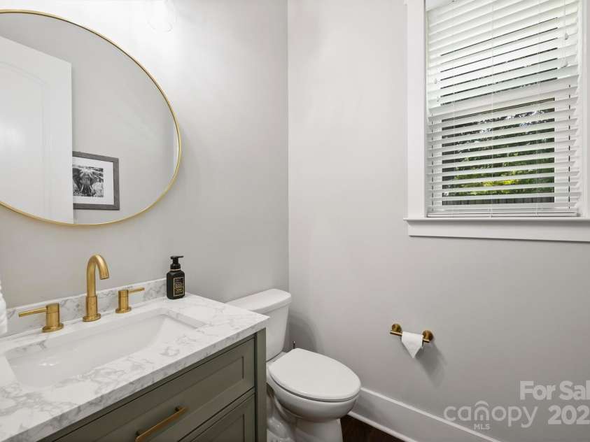 1209 Leigh Avenue, Charlotte, NC 28205.  MLS# CAR4295218, YatesRealty ID 17331. Powder room