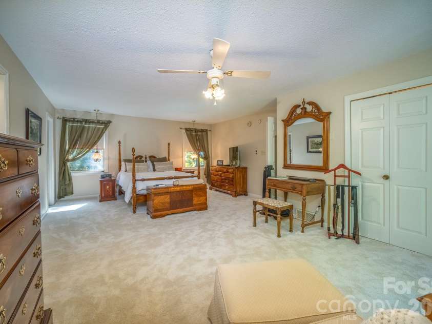 1955 Connestee Trail, Brevard, NC 28712.  MLS# CAR4313257, YatesRealty ID 17335. Light and airy with ceiling fan