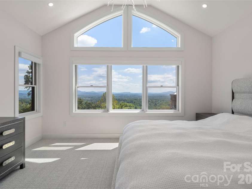 4 Chimney Crest Drive, Asheville, NC 28806.  MLS# CAR4421093, YatesRealty ID 17341. Motorized blinds on remote