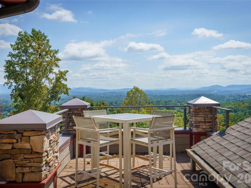4 Chimney Crest Drive, Asheville, NC 28806.  MLS# CAR4421093, YatesRealty ID 17341. Rooftop terrace