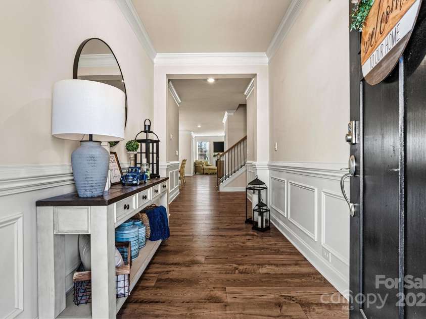 3193 Burnello Court, Iron Station, NC 28080.  MLS# CAR4234099, YatesRealty ID 17342. Beautiful Entryway