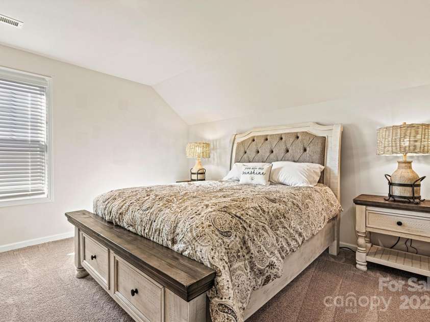 3193 Burnello Court, Iron Station, NC 28080.  MLS# CAR4234099, YatesRealty ID 17342. Bedroom upstairs with ensuite bath