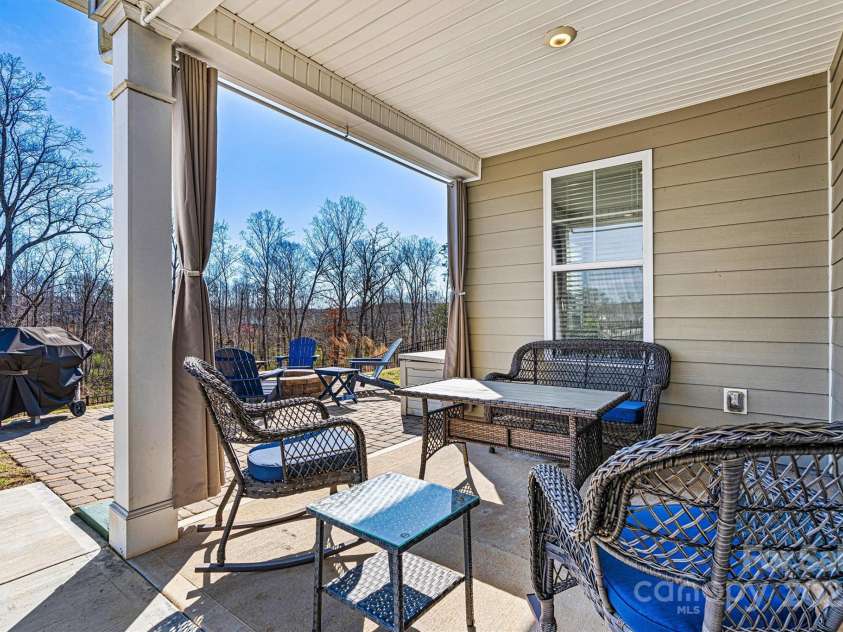 3193 Burnello Court, Iron Station, NC 28080.  MLS# CAR4234099, YatesRealty ID 17342. Covered patio