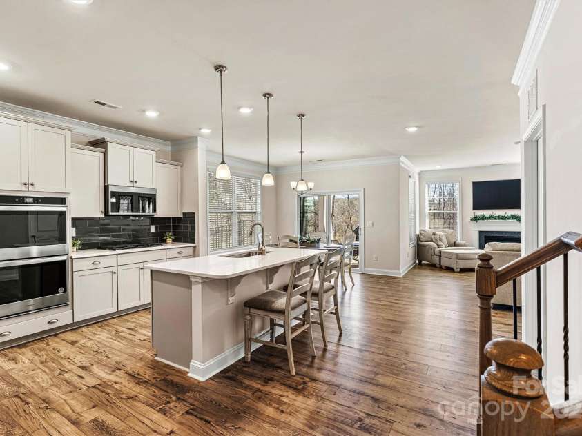 3193 Burnello Court, Iron Station, NC 28080.  MLS# CAR4234099, YatesRealty ID 17342. Island with seating