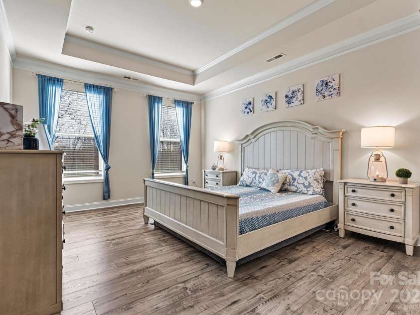 3193 Burnello Court, Iron Station, NC 28080.  MLS# CAR4234099, YatesRealty ID 17342. Spacious primary bedroom with tray ceiling