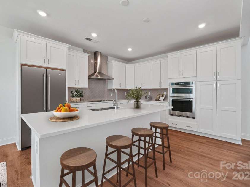 609 Mercury Drive, Tega Cay, SC 29708.  MLS# CAR4324918, YatesRealty ID 17349. Virtually Staged Kitchen