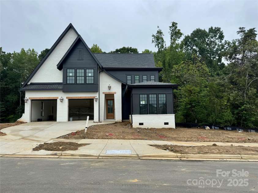 19155 Newburg Hill Road, Davidson, NC 28036.  MLS# CAR4220203, YatesRealty ID 1735. Home is nearing completion, photo taken 8/7/2025
