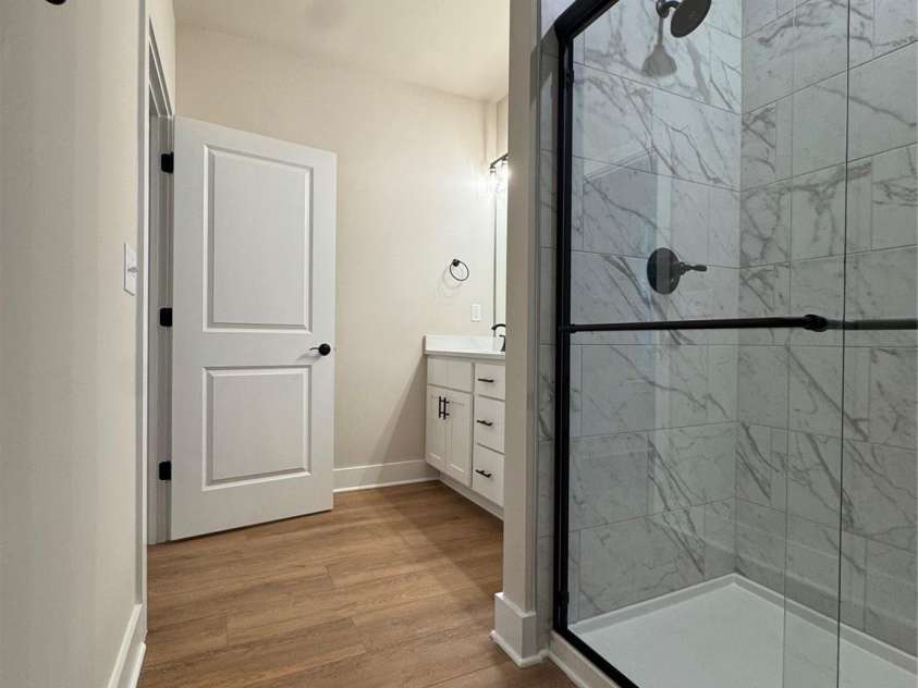 405 Scarlett Oak Court, Lenoir, NC 28605.  MLS# CAR4318802, YatesRealty ID 1735. Tiled Primary Shower