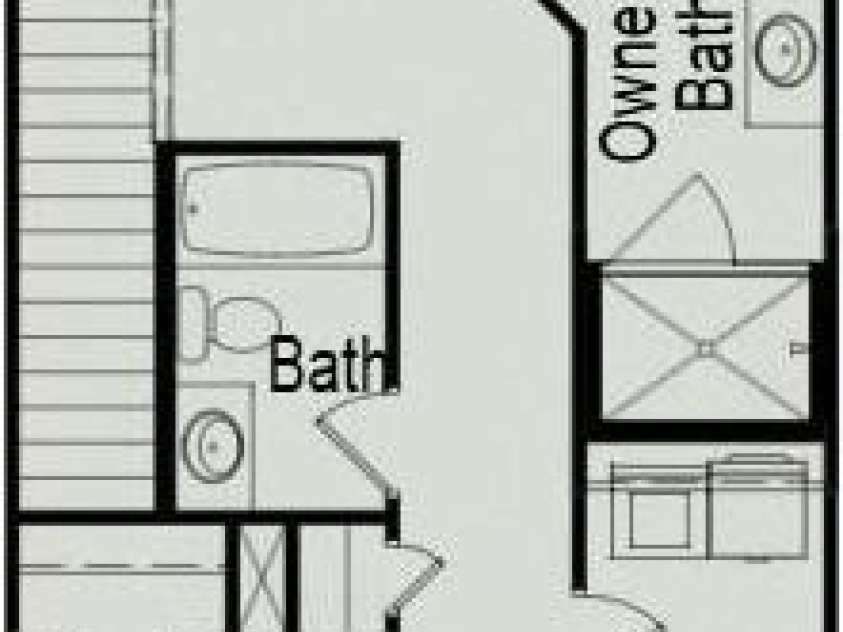 6024 Jasmine Branch Road, Charlotte, NC 28216.  MLS# CAR4260393, YatesRealty ID 17362. Suwanee 2nd Floor Layout