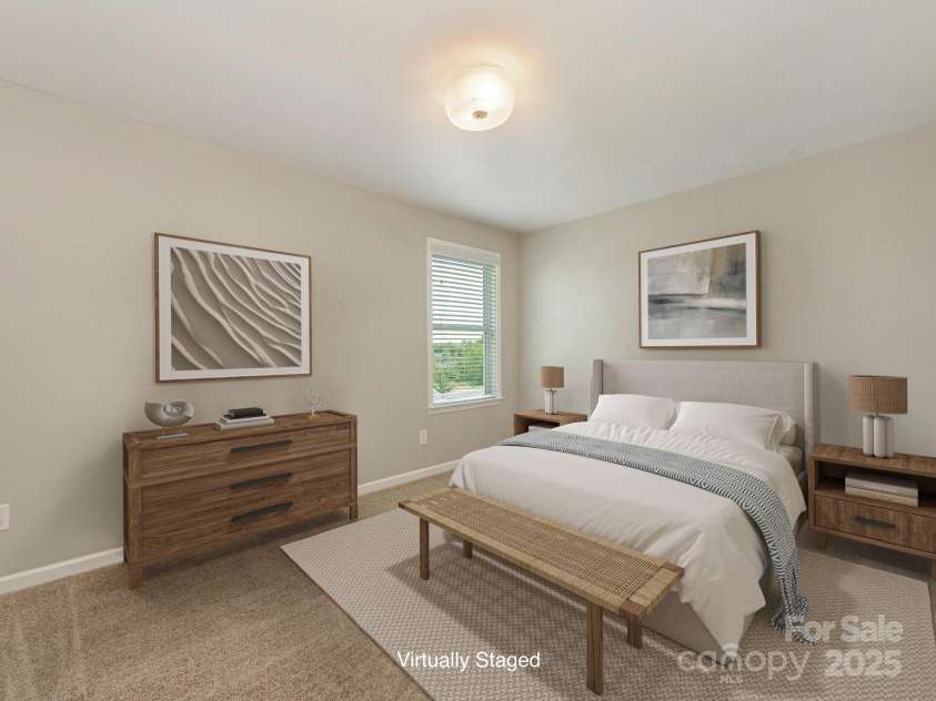 4912 Grace View Drive, Pineville, NC 28134.  MLS# CAR4261040, YatesRealty ID 17367. Virtually staged bedroom 2.