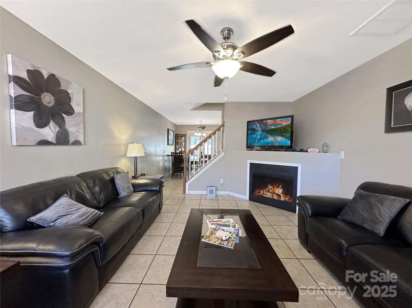 226 Farington Circle, Fletcher, NC 28732.  MLS# CAR4217027, YatesRealty ID 1739. CozyLiving Room 2