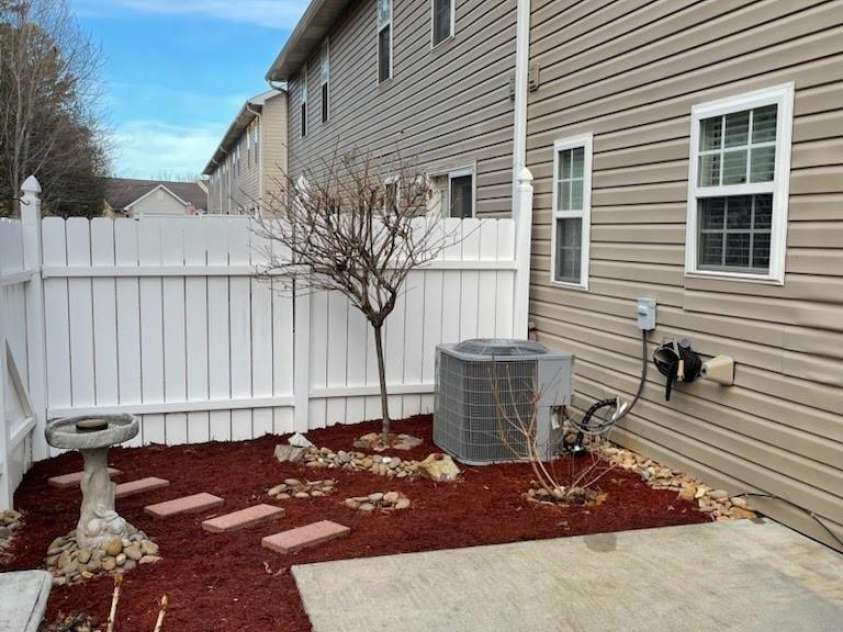 226 Farington Circle, Fletcher, NC 28732.  MLS# CAR4217027, YatesRealty ID 1739. Yard wiinter