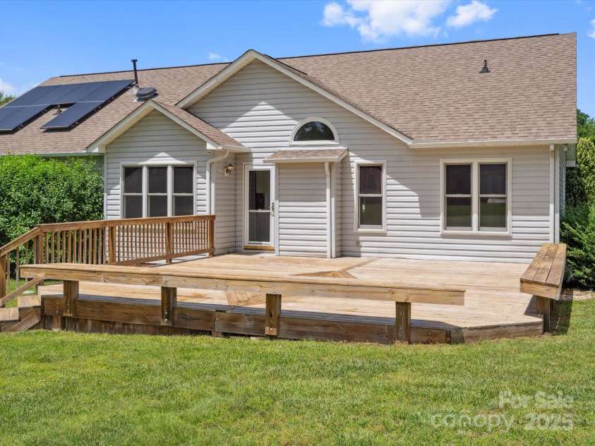 1028 Swaying Oats Drive, York, SC 29745.  MLS# CAR4258854, YatesRealty ID 17390. Large back deck.