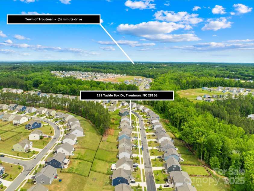 191 Tackle Box Drive, Troutman, NC 28166.  MLS# CAR4255254, YatesRealty ID 17411. 