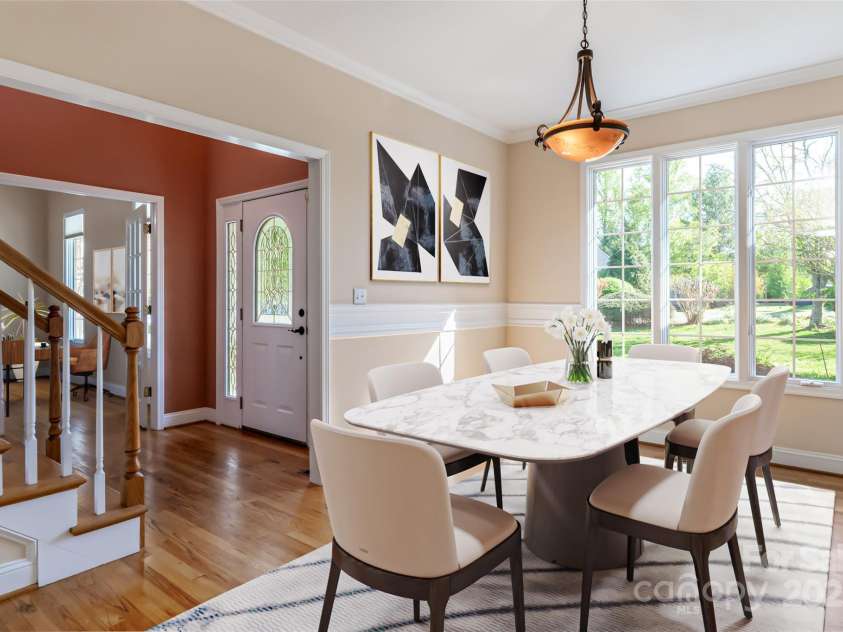 8 Scarlet Rdg Lane, Weaverville, NC 28787.  MLS# CAR4233209, YatesRealty ID 17414. Formal dining room