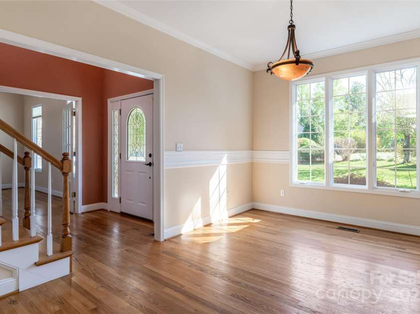8 Scarlet Rdg Lane, Weaverville, NC 28787.  MLS# CAR4233209, YatesRealty ID 17414. Formal Dining space to left of Main Entry