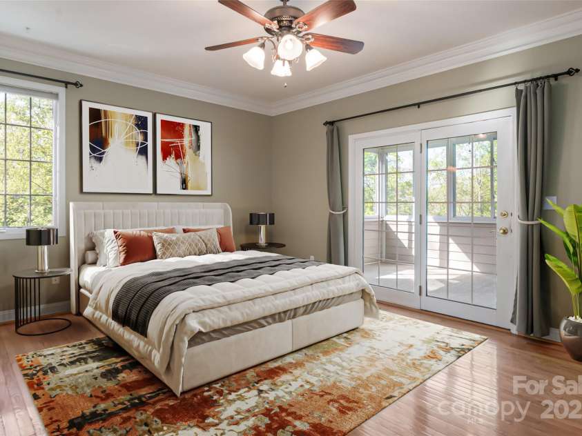 8 Scarlet Rdg Lane, Weaverville, NC 28787.  MLS# CAR4233209, YatesRealty ID 17414. Primary suite in main level