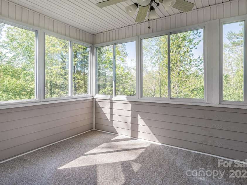 8 Scarlet Rdg Lane, Weaverville, NC 28787.  MLS# CAR4233209, YatesRealty ID 17414. Private screened in porch on primary