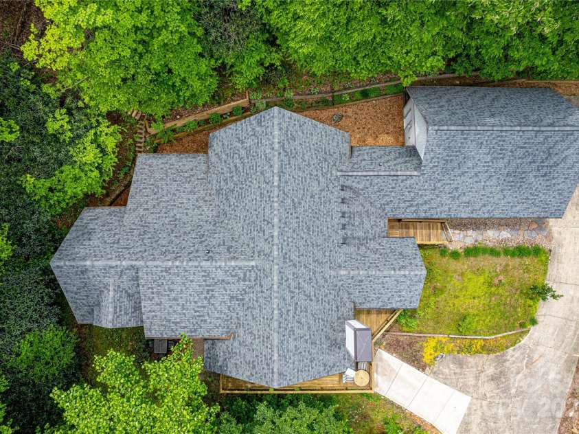 58 Great Aspen Way, Black Mountain, NC 28711.  MLS# CAR4256095, YatesRealty ID 17415. A look at the home's roof.