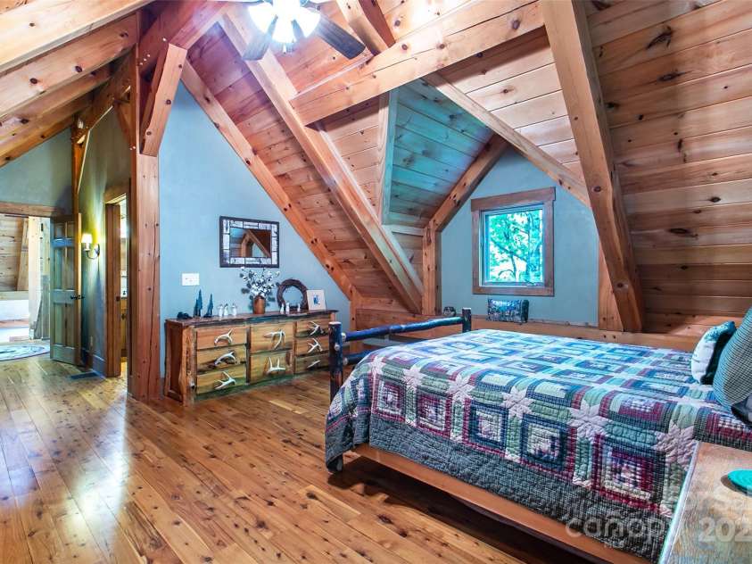 58 Great Aspen Way, Black Mountain, NC 28711.  MLS# CAR4256095, YatesRealty ID 17415. Another look at this beautiful bedroom.
