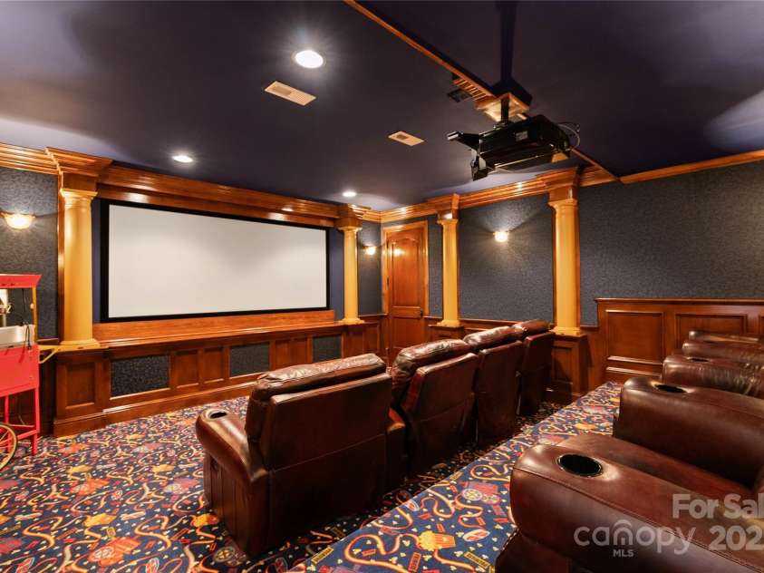 325 Ivy Arbor Circle, Rock Hill, SC 29732.  MLS# CAR4242278, YatesRealty ID 17417. Basement- Movie Theater