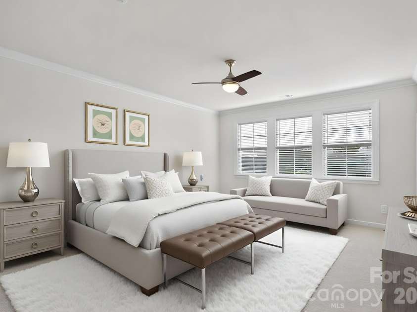 11523 Red Rust Lane, Charlotte, NC 28277.  MLS# CAR4376500, YatesRealty ID 17420. Spacious Primary Retreat, virtually staged