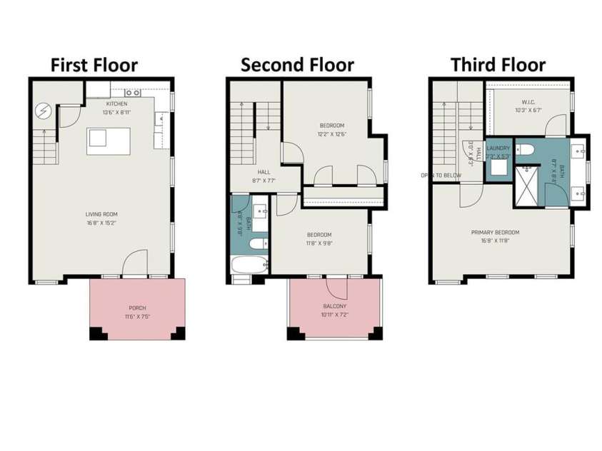 345 East Boulevard, Charlotte, NC 28203.  MLS# CAR4376054, YatesRealty ID 17422. FLOOR PLAN
