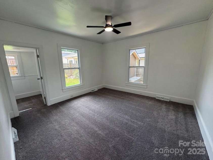1019 Valley Street, Kannapolis, NC 28081.  MLS# CAR4251988, YatesRealty ID 17425. Back bedroom with new walk in closet