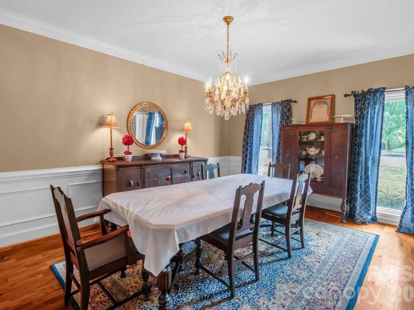 2008 Greenbrook Parkway, Weddington, NC 28104.  MLS# CAR4376393, YatesRealty ID 17429. Dining room