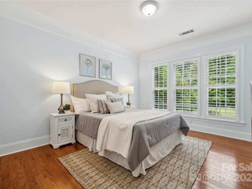 5046 Cressingham Drive, Fort Mill, SC 29707.  MLS# CAR4263729, YatesRealty ID 17429. Guest bedroom overlooks backyard