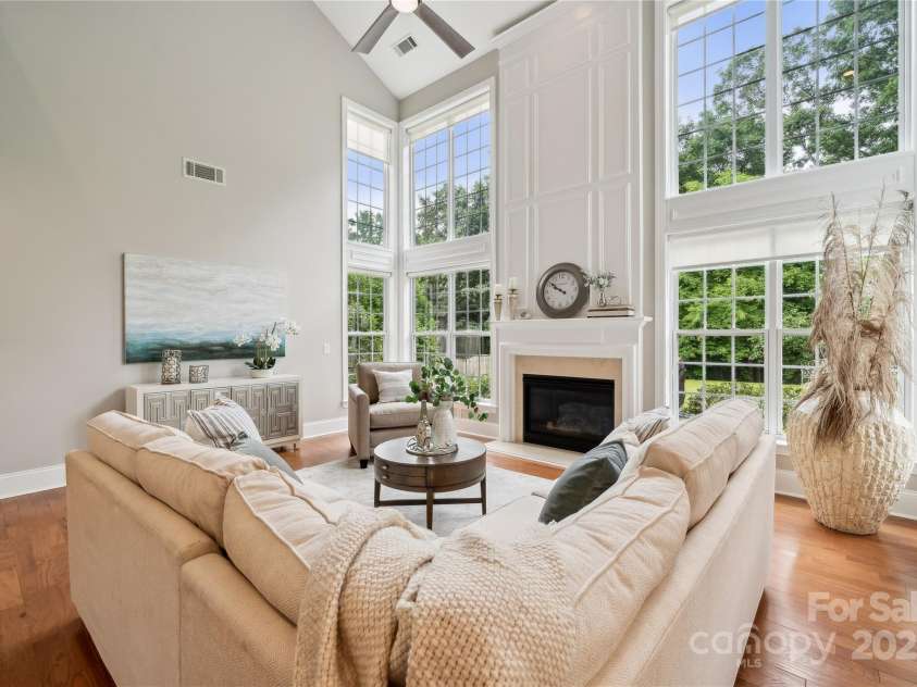 5046 Cressingham Drive, Fort Mill, SC 29707.  MLS# CAR4263729, YatesRealty ID 17429. Year round views of back yard