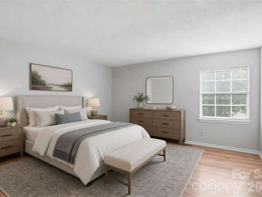 8846 Hunter Ridge Drive, Charlotte, NC 28226.  MLS# CAR4376839, YatesRealty ID 17433. Virtually Staged - Primary Bedroom 