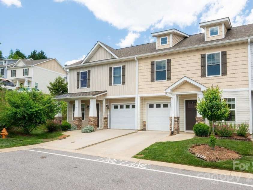 207 Stoney Point Way, Candler, NC 28715.  MLS# CAR4260849, YatesRealty ID 17441. Maintenance-Free Living