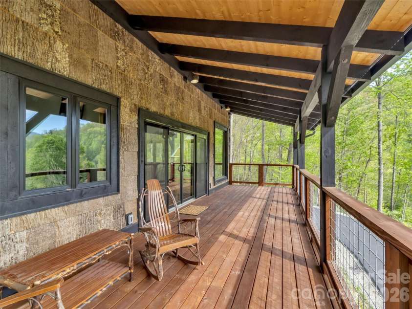 455 Chinquapin Road, Canton, NC 28716.  MLS# CAR4375378, YatesRealty ID 17441. Front porch