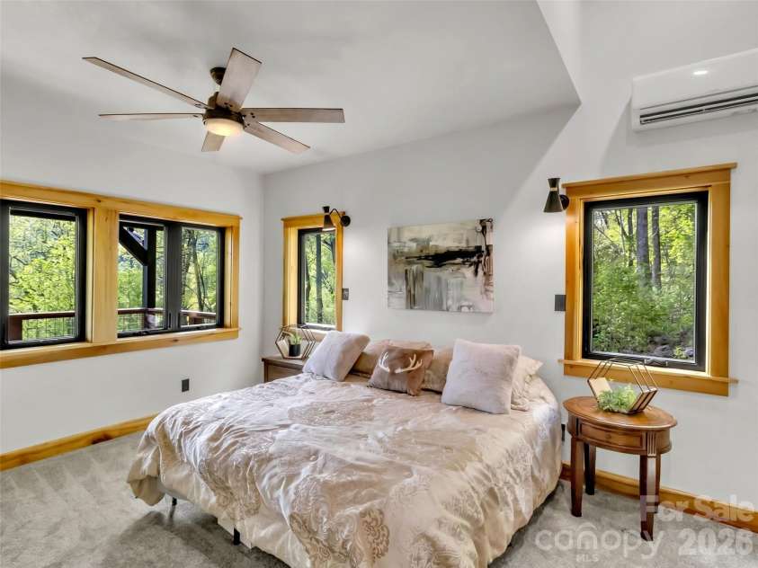 455 Chinquapin Road, Canton, NC 28716.  MLS# CAR4375378, YatesRealty ID 17441. Main level Bedroom