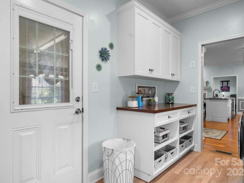 1246 Hillsboro Avenue, Hickory, NC 28602.  MLS# CAR4199854, YatesRealty ID 1745. Access door to attached garage.