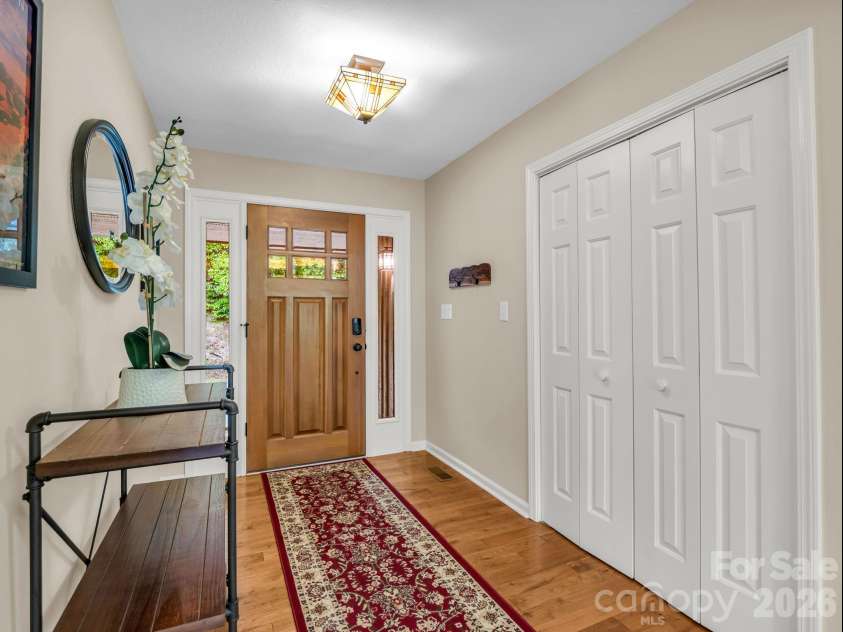 59 Agaliha Lane, Brevard, NC 28712.  MLS# CAR4392248, YatesRealty ID 1745. Beautiful entry way!