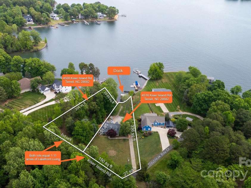 4516 Kiser Island Road, Terrell, NC 28682.  MLS# CAR4256352, YatesRealty ID 17457. 