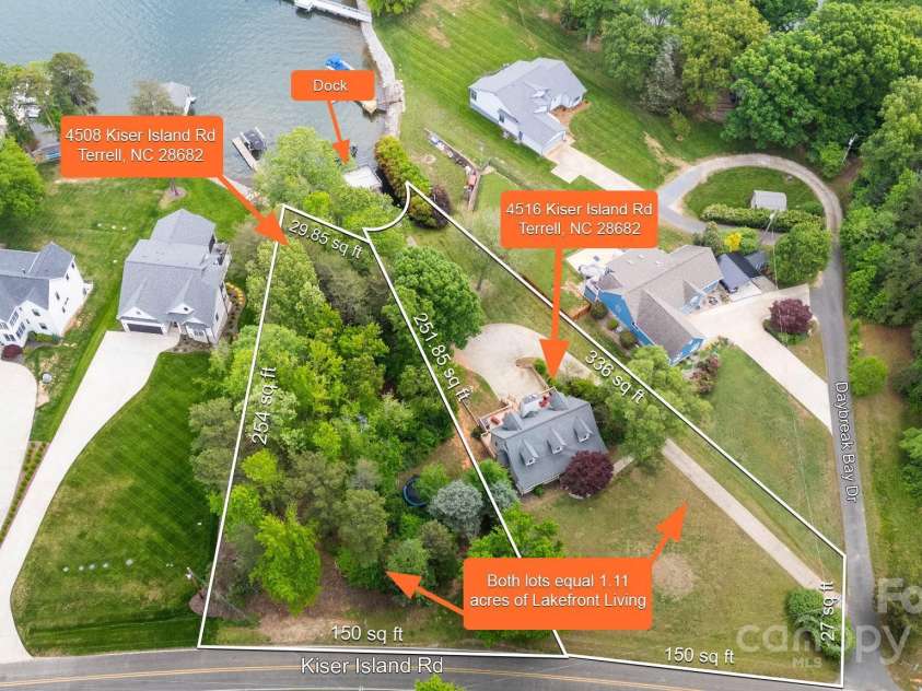 4516 Kiser Island Road, Terrell, NC 28682.  MLS# CAR4256352, YatesRealty ID 17457. 