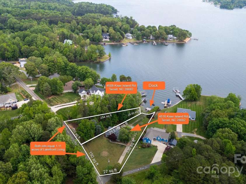 4516 Kiser Island Road, Terrell, NC 28682.  MLS# CAR4256352, YatesRealty ID 17457. 