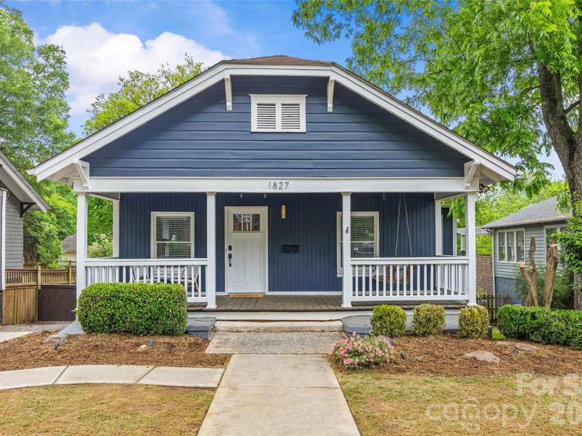 1827 Thomas Avenue, Charlotte, NC 28205.  MLS# CAR4362609, YatesRealty ID 17465. 