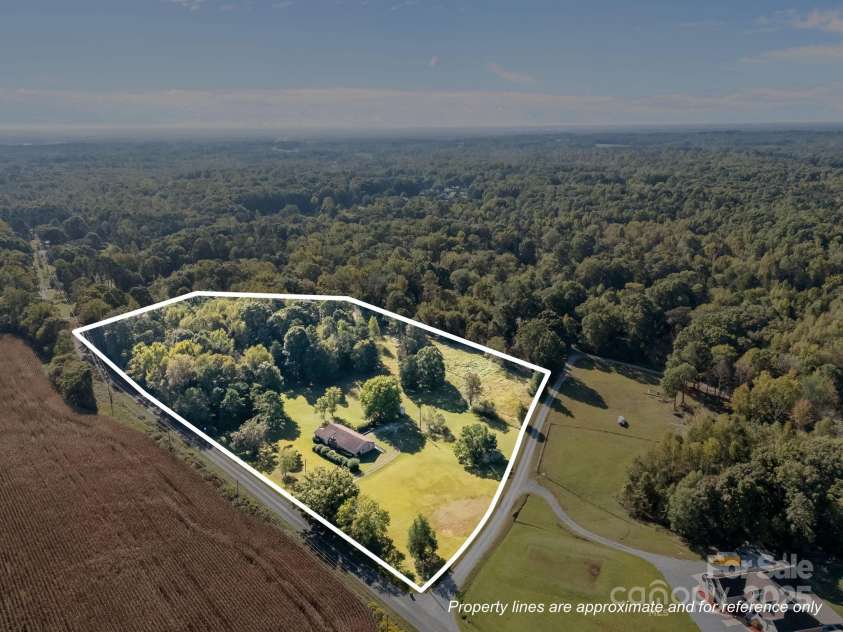 945 Alvin Hough Road, Midland, NC 28107.  MLS# CAR4309237, YatesRealty ID 1748. 6.99 acres in Cabarrus County, 30 minutes to Charlotte, 10 minutes to Mint Hill. Cleared and lightly wooded. 