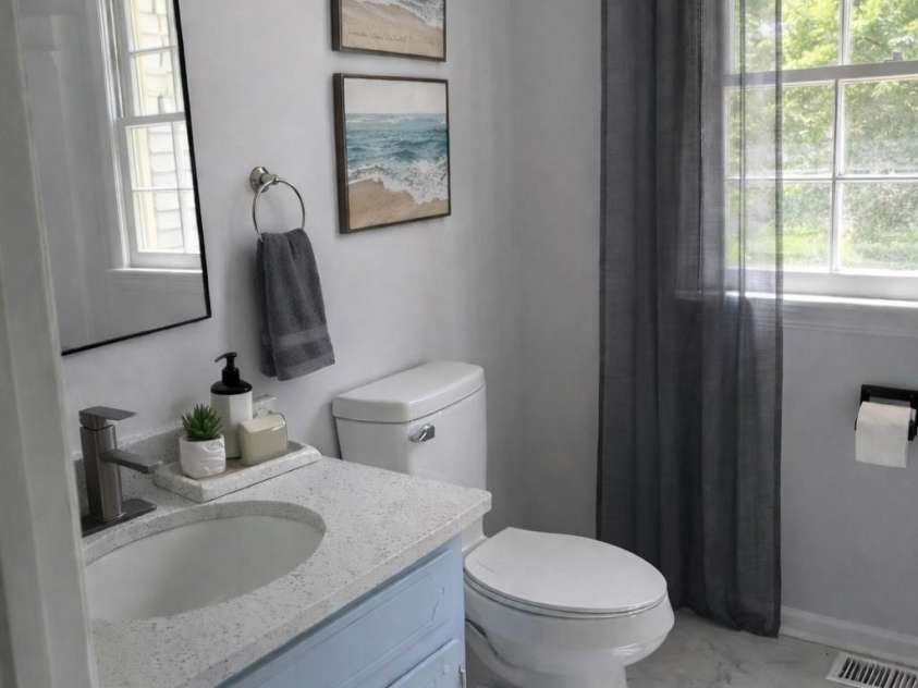 509 California Circle, York, SC 29745.  MLS# CAR4370760, YatesRealty ID 17481. Virtually Staged Full Bathroom