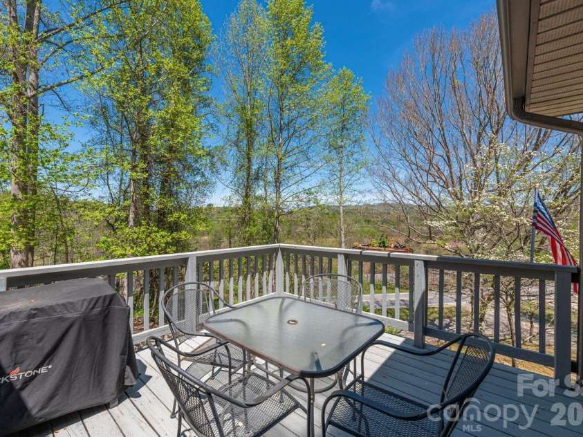431 Pleasant Grove Road, Hendersonville, NC 28739.  MLS# CAR4368693, YatesRealty ID 17483. Deck overview