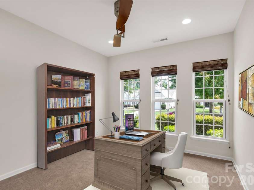1079 Falling Leaf Street, Indian Land, SC 29707.  MLS# CAR4361772, YatesRealty ID 17485. Virtually staged office/den