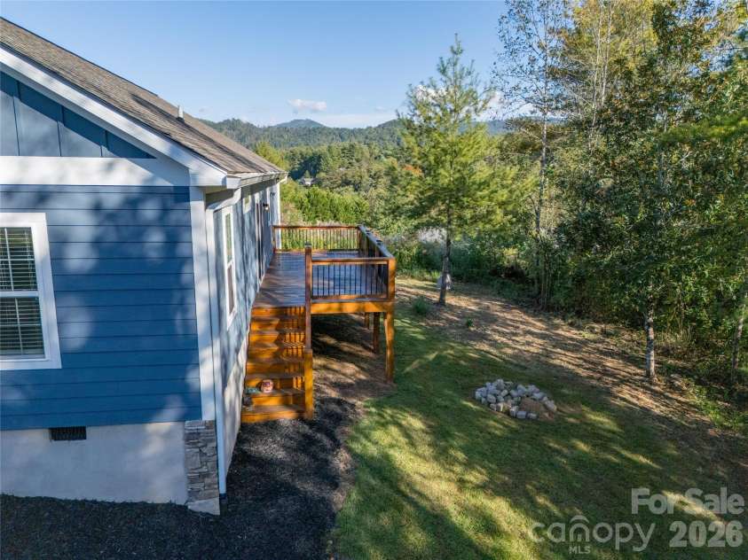 105 Bluebell Ridge Lane, Weaverville, NC 28787.  MLS# CAR4303351, YatesRealty ID 17490. Views from backyard.
