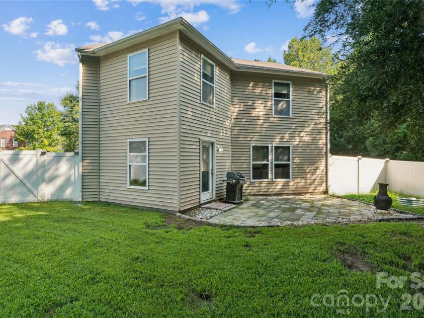 4208 Shasta Circle, Clover, SC 29710.  MLS# CAR4350275, YatesRealty ID 17495. Private shady back yarde