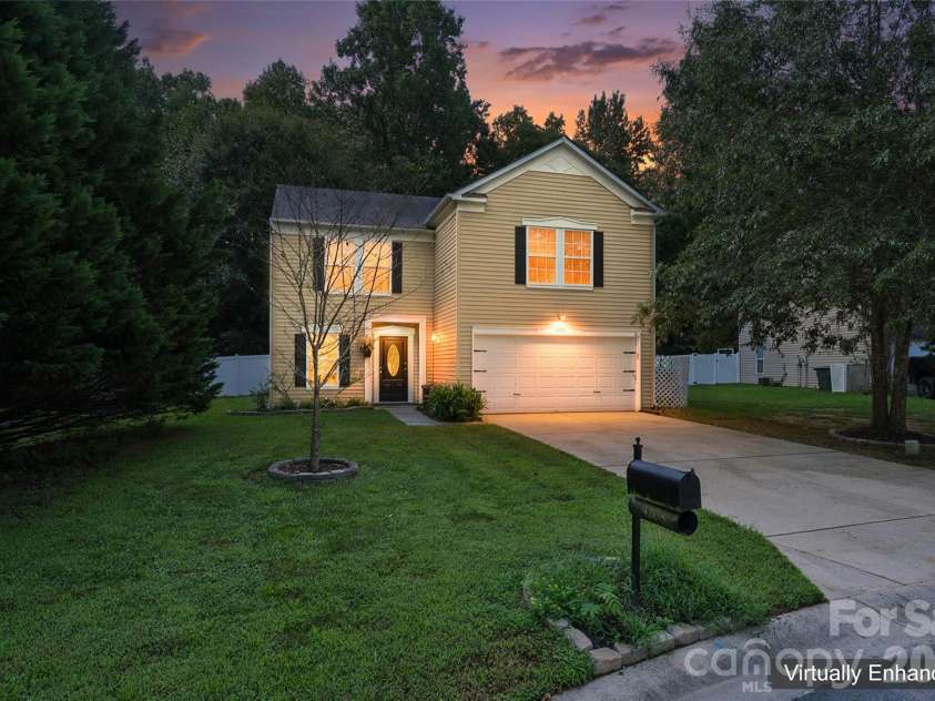 4208 Shasta Circle, Clover, SC 29710.  MLS# CAR4350275, YatesRealty ID 17495. Twilight view