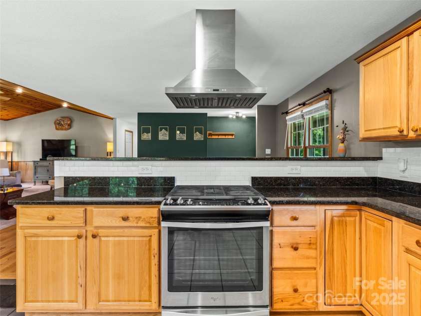 575 Upper Glady Fork Road, Candler, NC 28715.  MLS# CAR4258115, YatesRealty ID 17496. Updated kitchen