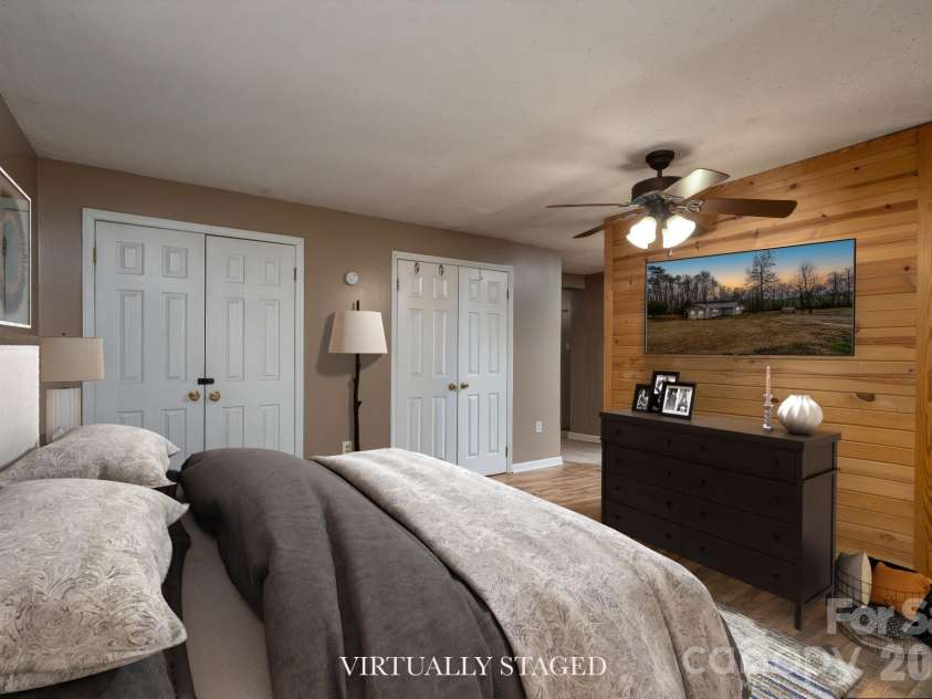 602 Rothrock Road, Rockwell, NC 28138.  MLS# CAR4351322, YatesRealty ID 17502. Virtually Staged Bedroom